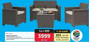 Makro Contour - jabulani patio set offer