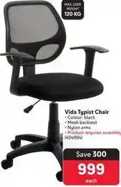 Makro Vida typist chair offer