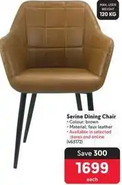 Makro Serine dining chair offer