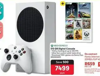 Makro Xbox - series s 512 gb digital console offer