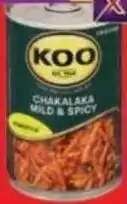 Shoprite KOO CHAKALAKA 410g offer