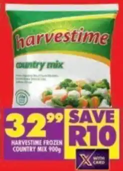 HARVESTIME FROZEN COUNTRY MIX 900g