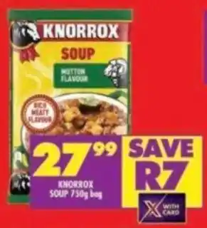 Shoprite KNORROX SOUP 750g bag offer