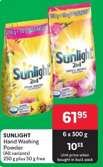 Makro SUNLIGHT Hand Washing Powder offer