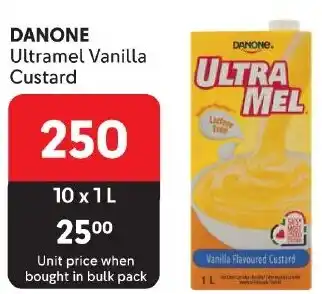 Makro DANONE Ultramel Vanilla Custard offer