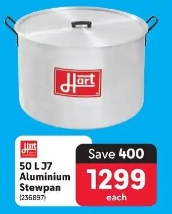 Makro Hart 50 L J7 Aluminium Stewpan offer