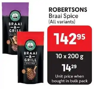 Makro ROBERTSONS Braai Spice (All variants) offer