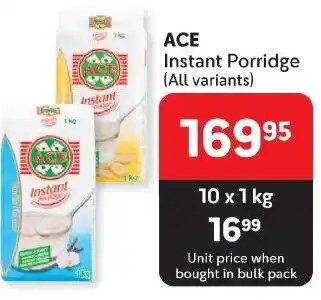 Makro ACE Instant Porridge (All variants) offer