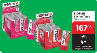 Makro BIOPLUS Energy Tonic (All variants) offer