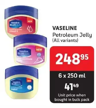 Makro VASELINE Petroleum Jelly (All variants) offer