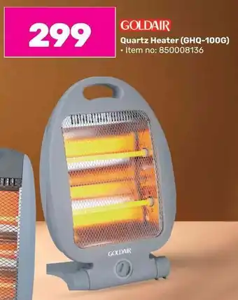 Game GOLDAIR Quartz Heater (GHQ-100G) offer