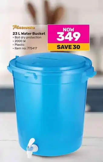 Game Pineware 23 L Water Bucket offer