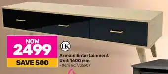 Game Armani Entertainment Unit 1600 mm offer