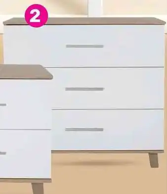 2. Pico High Gloss Chest of Drawers