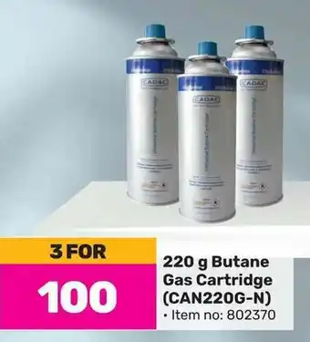 Game 220 g Butane Gas Cartridge (CAN220G-N) offer