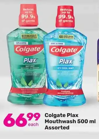 Game Colgate Plax Mouthwash 500 ml Assorted offer