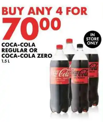 Woolworths COCA-COLA REGULAR OR COCA-COLA ZERO offer