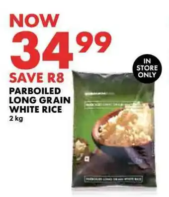 Woolworths PARBOILED LONG GRAIN WHITE RICE 2 kg offer