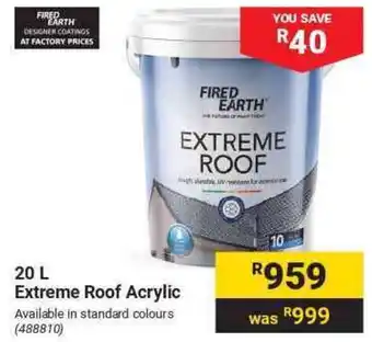 Builders Warehouse 20L Extreme Roof Acrylic offer