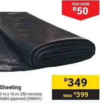 Builders Warehouse Sheeting offer