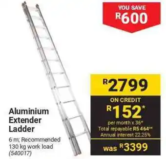 Builders Warehouse Aluminium Extender Ladder offer