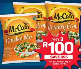 Pick n Pay Hypermarket McCain Country Crop or Garden Mix 1kg offer