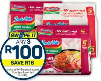 Pick n Pay Hypermarket Indomie Mi Goreng Instant Noodles Assorted 5x 80g offer