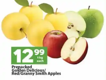 Check Save Prepacked Golden Delicious/ Red/Granny Smith Apples offer