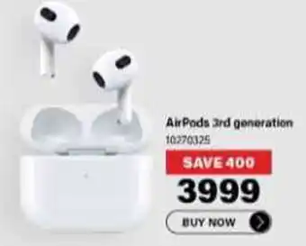 Incredible Connection AirPods 3rd generation offer