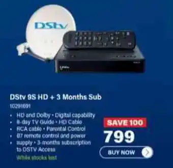 Incredible Connection DStv 9S HD + 3 Months Sub offer