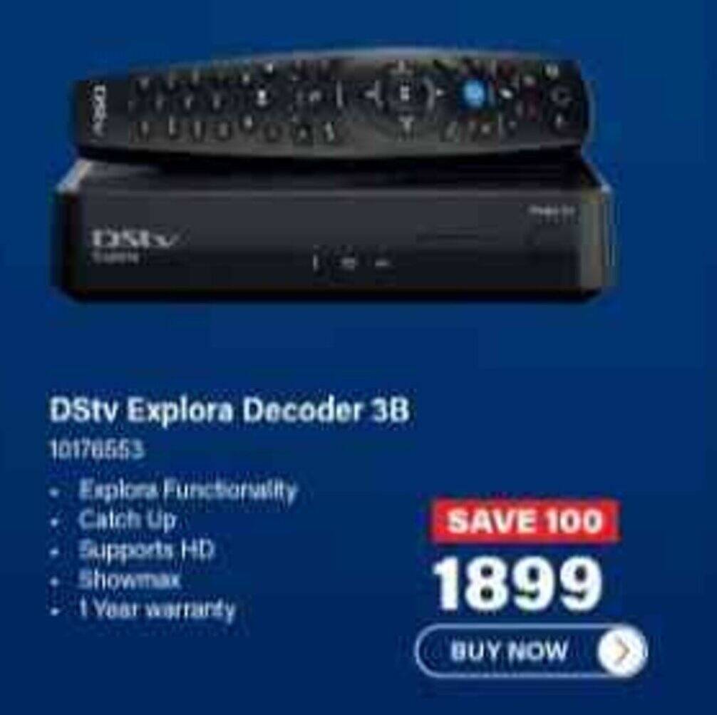 DStv Explora Decoder 38 offer at Incredible Connection