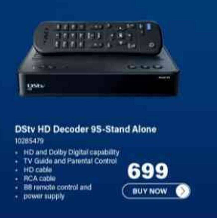 DStv HD Decoder 95Stand Alone offer at Incredible Connection