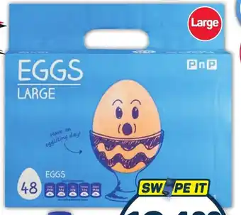 Pick n Pay Hypermarket PnP Large Eggs 48s offer