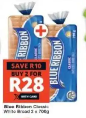 Checkers Blue Ribbon Classic White Broad 2 x 700g offer