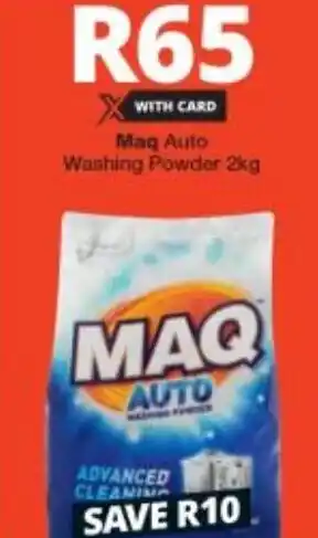 Checkers Maq Auto Washing Powder 2kg offer