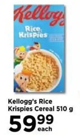 Food Lover's Market Kellogg's Rice Krispies Cereal 510 g offer