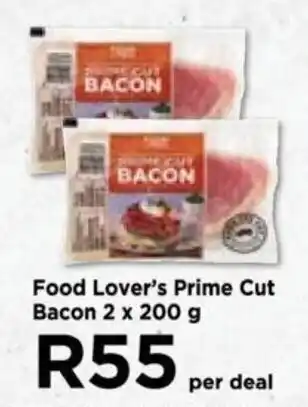 Food Lover's Market Food Lover's Prime Cut Bacon 2 x 200 g offer