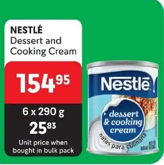 Makro NESTLÉ Dessert and Cooking Cream offer