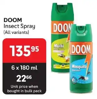 Makro DOOM Insect Spray (All variants) offer