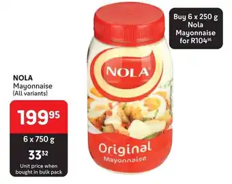 Makro NOLA Mayonnaise (All variants) offer