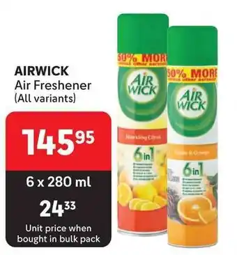 Makro AIRWICK Air Freshener (All variants) offer