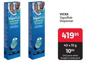 Makro VICKS VapoRub Dispenser offer