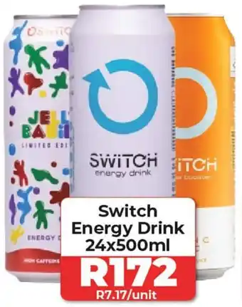 1UP Switch Energy Drink 24x500ml offer