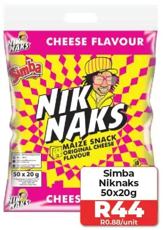 1UP Simba Niknaks 50x20g offer