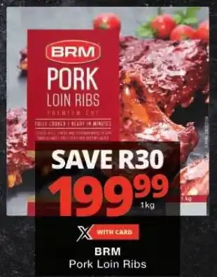 Checkers BRM Pork Loin Ribs offer