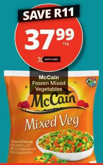 Checkers McCain Frozen Mixed Vegetables offer