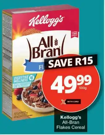 Checkers Kellogg's All-Bran Flakes Cereal offer