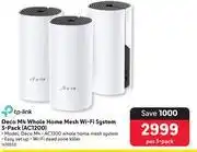 Makro TP-Link Deco M4 Whole Home Mesh WiFi System 3 Pack AC1200-Per 3 Pack offer