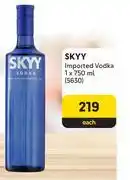 Makro Skyy Imported Vodka-750ml Each offer