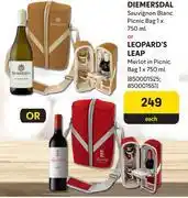 Makro Diermersdal Sauvignon Blanc Picnic Bag 750ml Or Leopard's Leap Merlot In Picnic Bag 750ml-Each offer